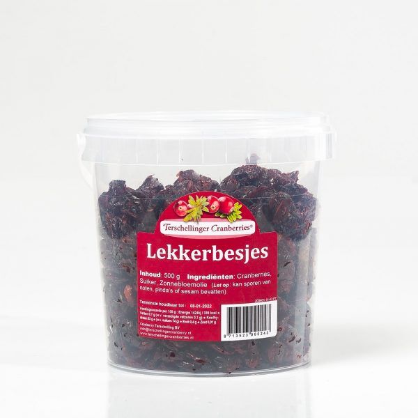 Cranberry Lekkerbesjes, 500 gram