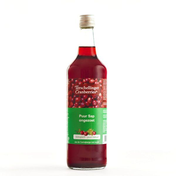 Cranberrysap ongezoet 1 liter BIO