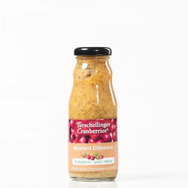 Cranberry Mosterd/Dillesaus  biologisch 200 g