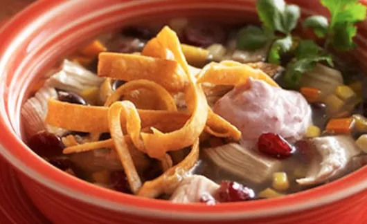 Sweet & sour cranberry soep