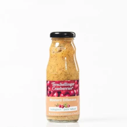Cranberry Mosterd/Dillesaus  biologisch 200 g