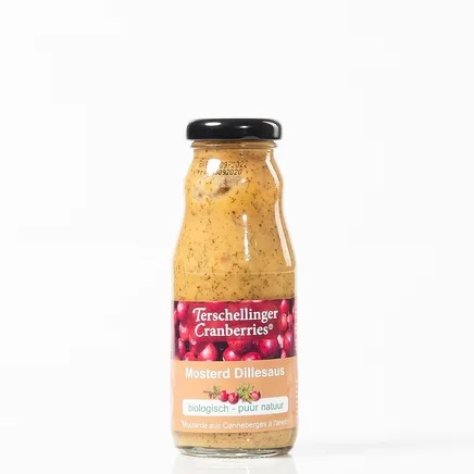 Cranberry Mosterd/Dillesaus  biologisch 200 g