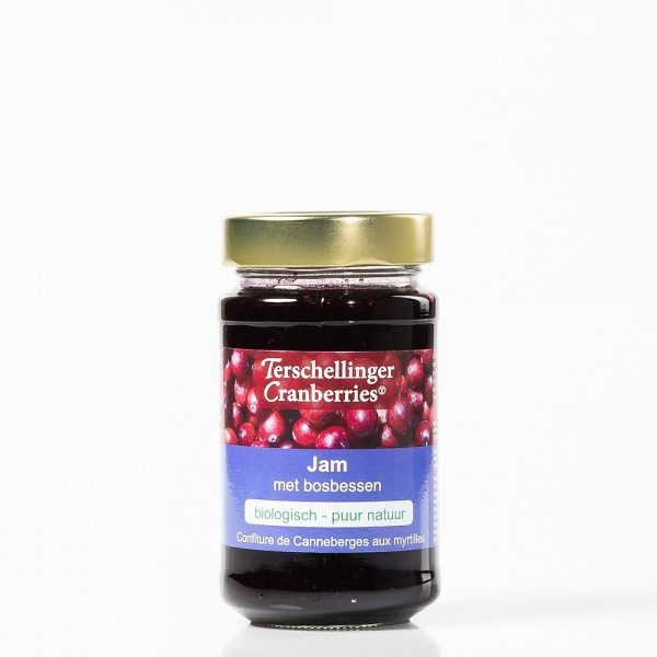 Cranberry Jam bosbessen biologisch 250 g