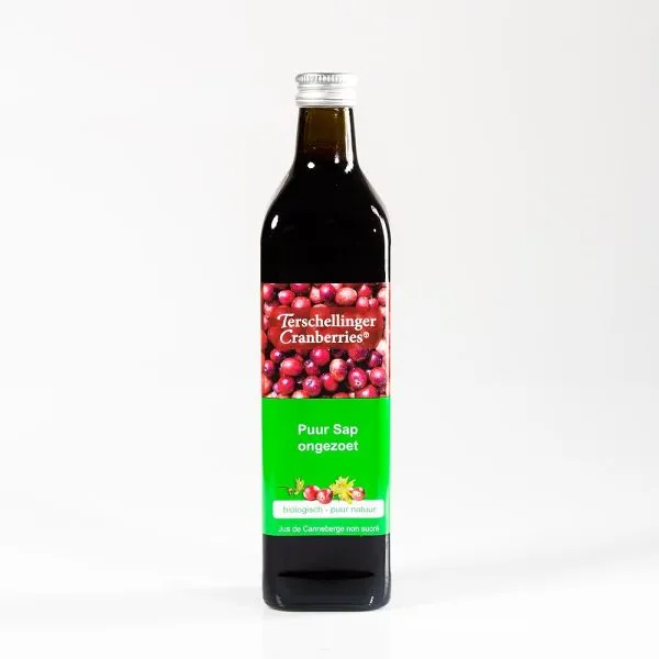 Cranberrysap ongezoet 750ml BIO